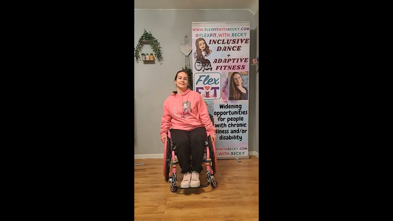 Inclusive Dance tutorial. Closer NeYo. Wheelchair / seated dance instructor dance class