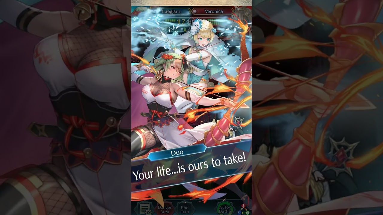 [FEH] Ninja Laegjarn & Ninja Lyn w. 2x L!Azura Destroys Legendary Veronica & Mythic Embla