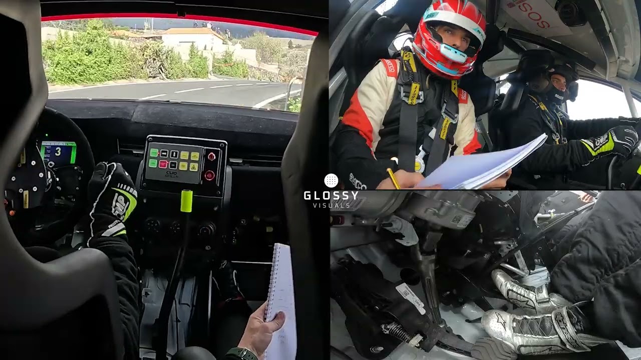 Jose Bello Rayco Hernández  Renault Clio Rally3 Rally Show Adeje Taucho
