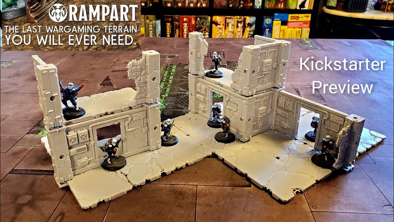 Rampart City Ruins and Floors Kickstarter Preview