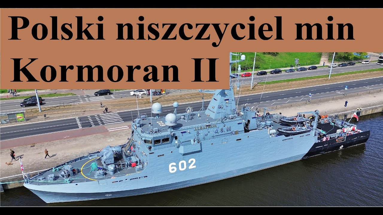 Polski niszczyciel min Kormoran II - opis