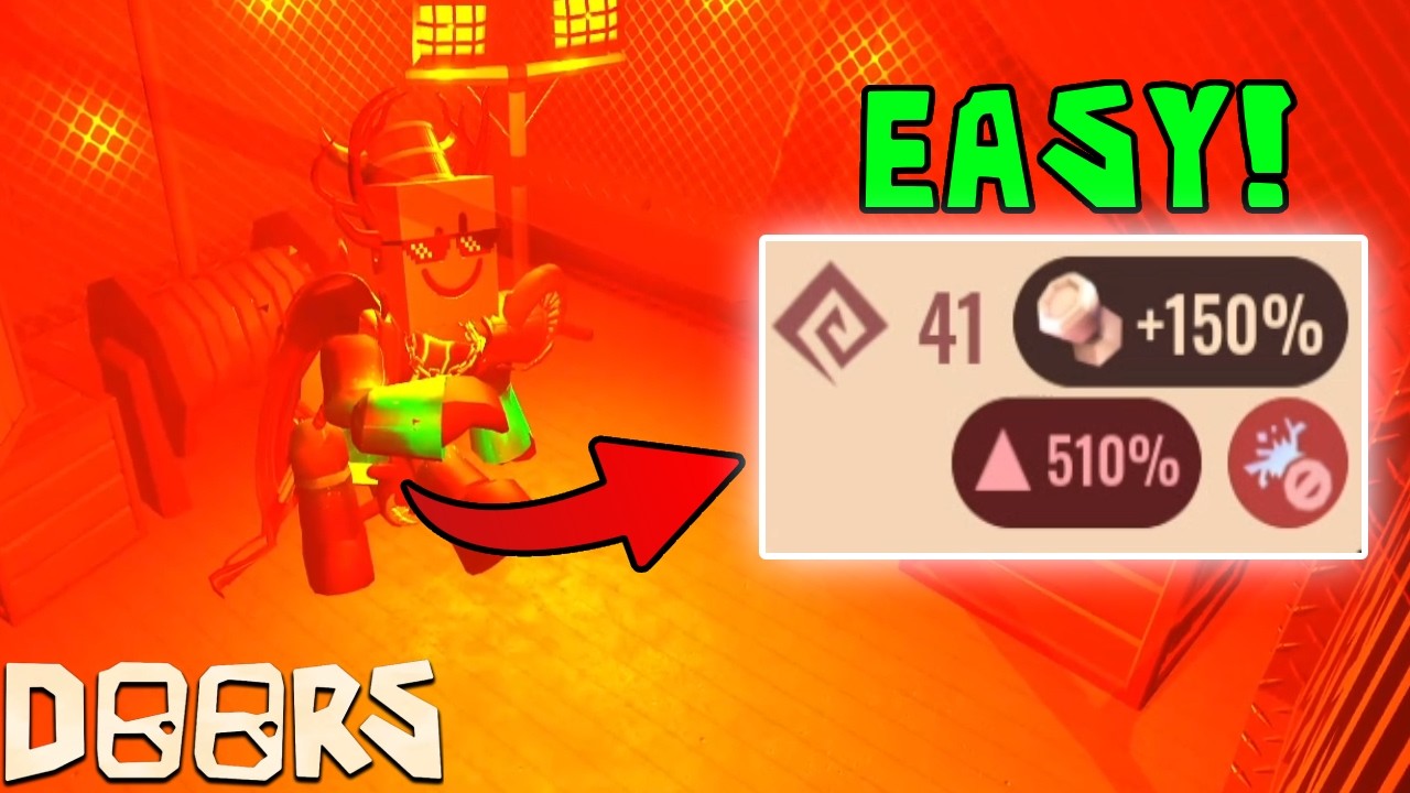 Easily beating Doors with 500% modifiers! | Roblox Doors