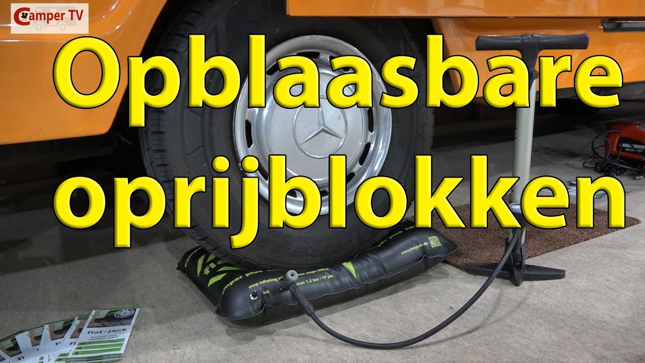 Camper TV 102 (Opblaasbare oprijblokken)
