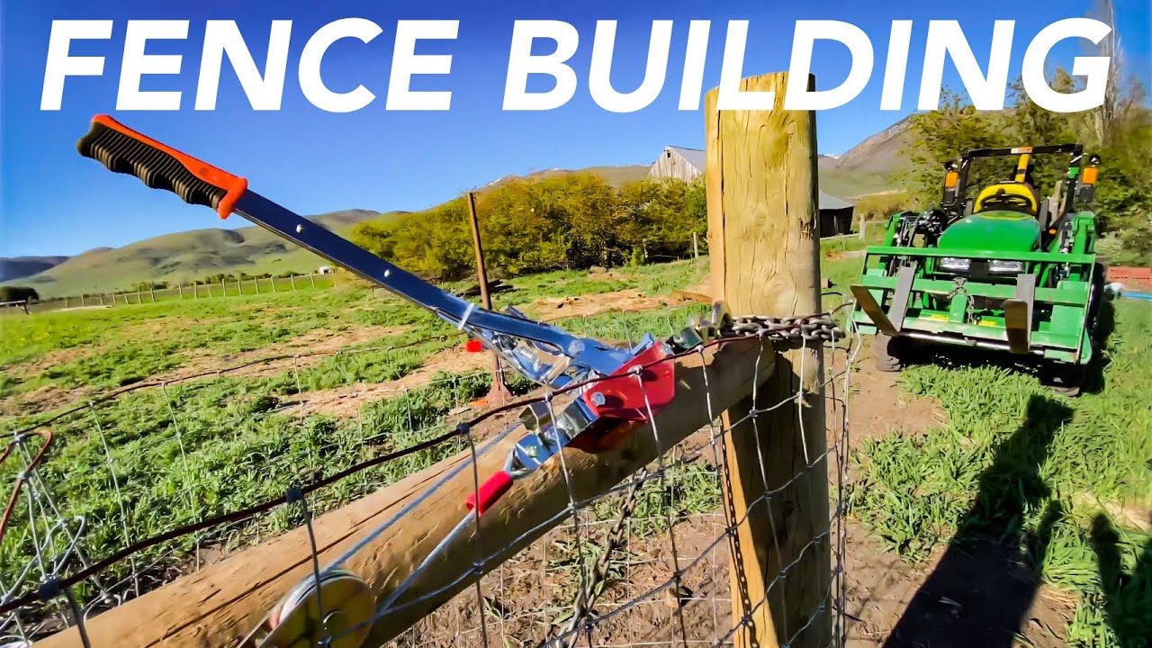 Fence Building | How I Built Mine | Woven Wire Livestock Fencing
