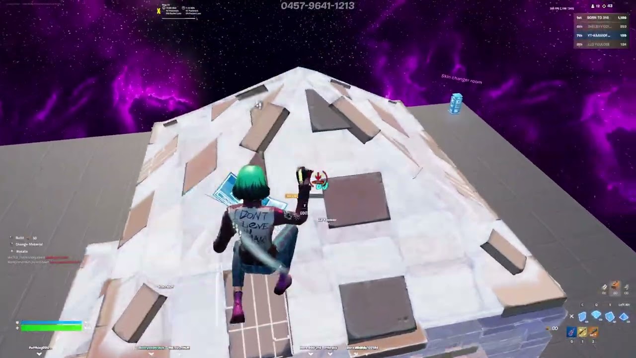 dominating sweats in Fortnite 1v1