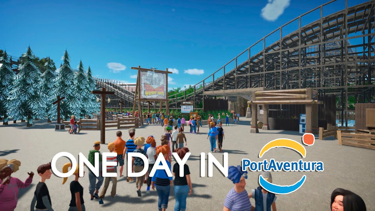 UN DÍA EN PORTAVENTURA - RECREACIÓN EN PLANET COASTER