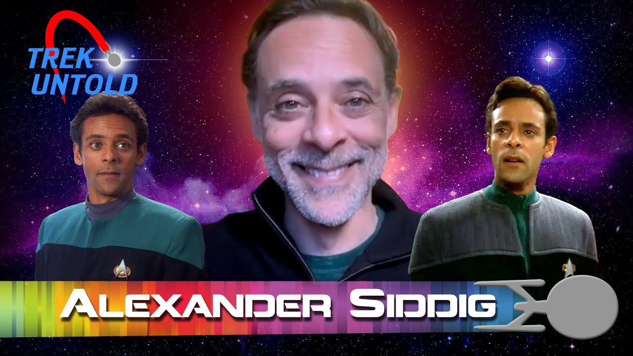 Alexander Siddig, Dr. Julian Bashir from Star Trek DS9 - TREK UNTOLD #33