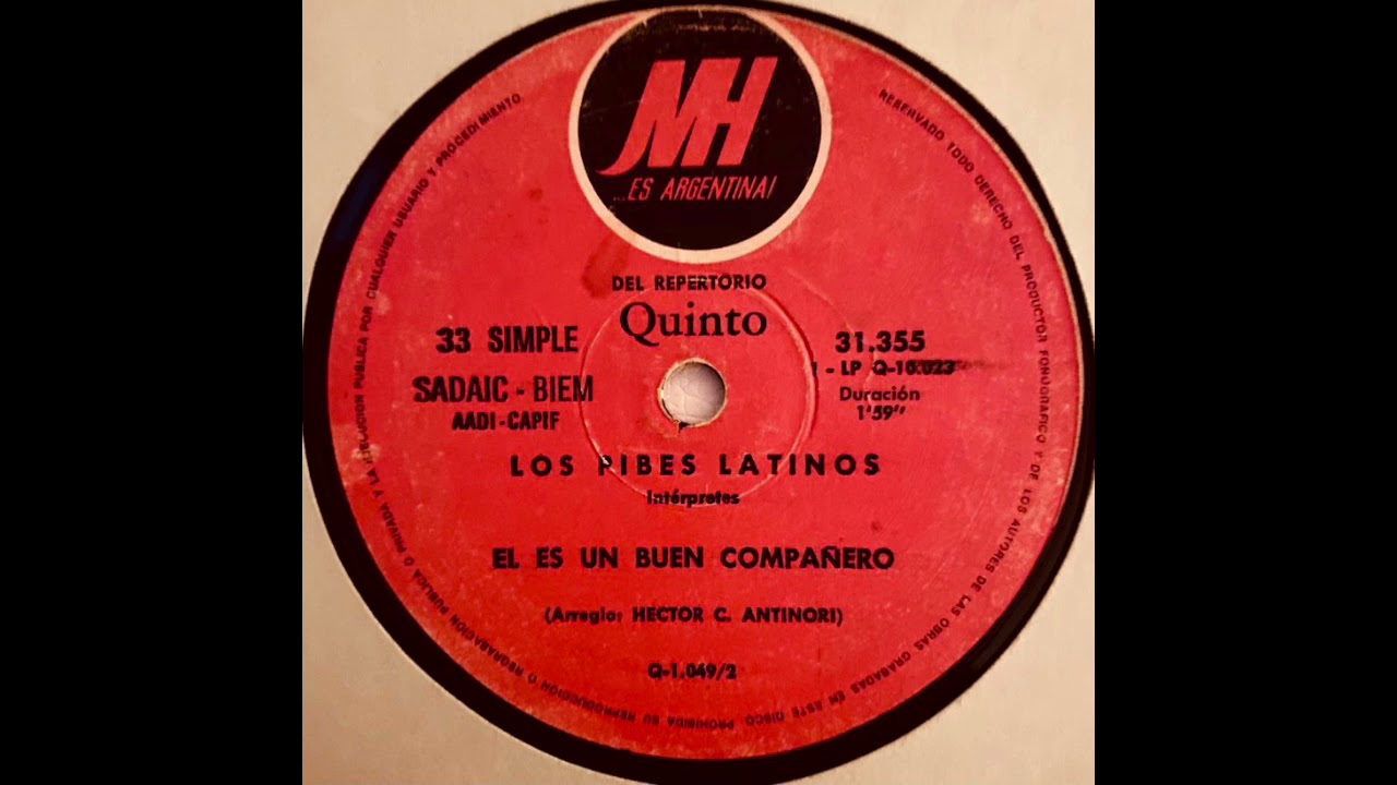 El Es Un Buen Compañero Los Pibes Latinos - Vinilo