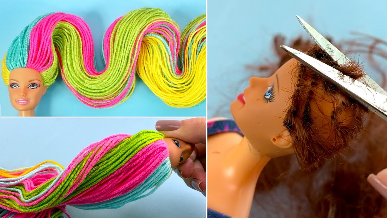 Como trocar o cabelo de sua boneca Barbie 