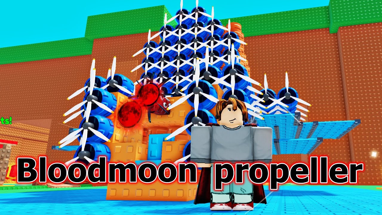 I got the bloodmoon propeller! Roblox Build A Plane