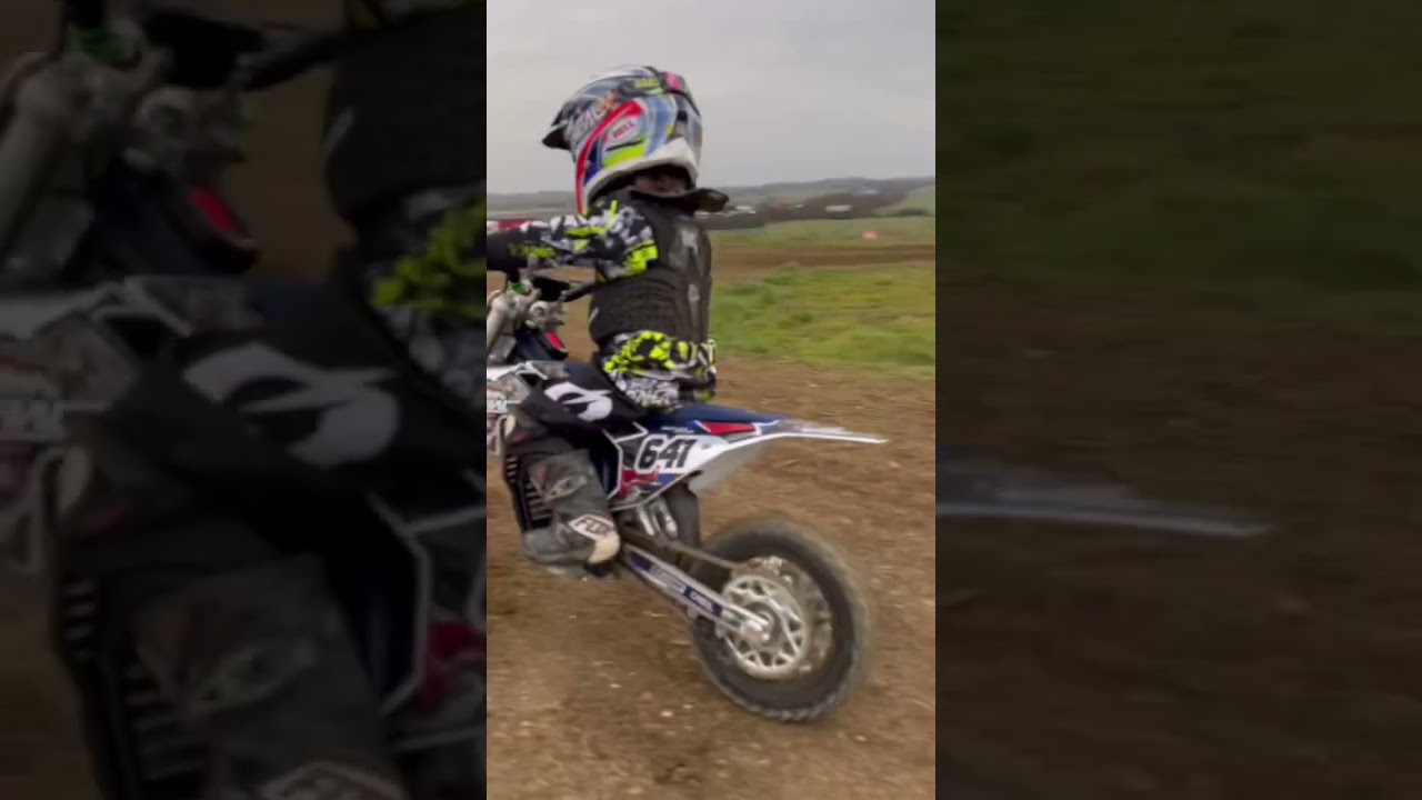 Tiny motocross bike?! #enjoytheride