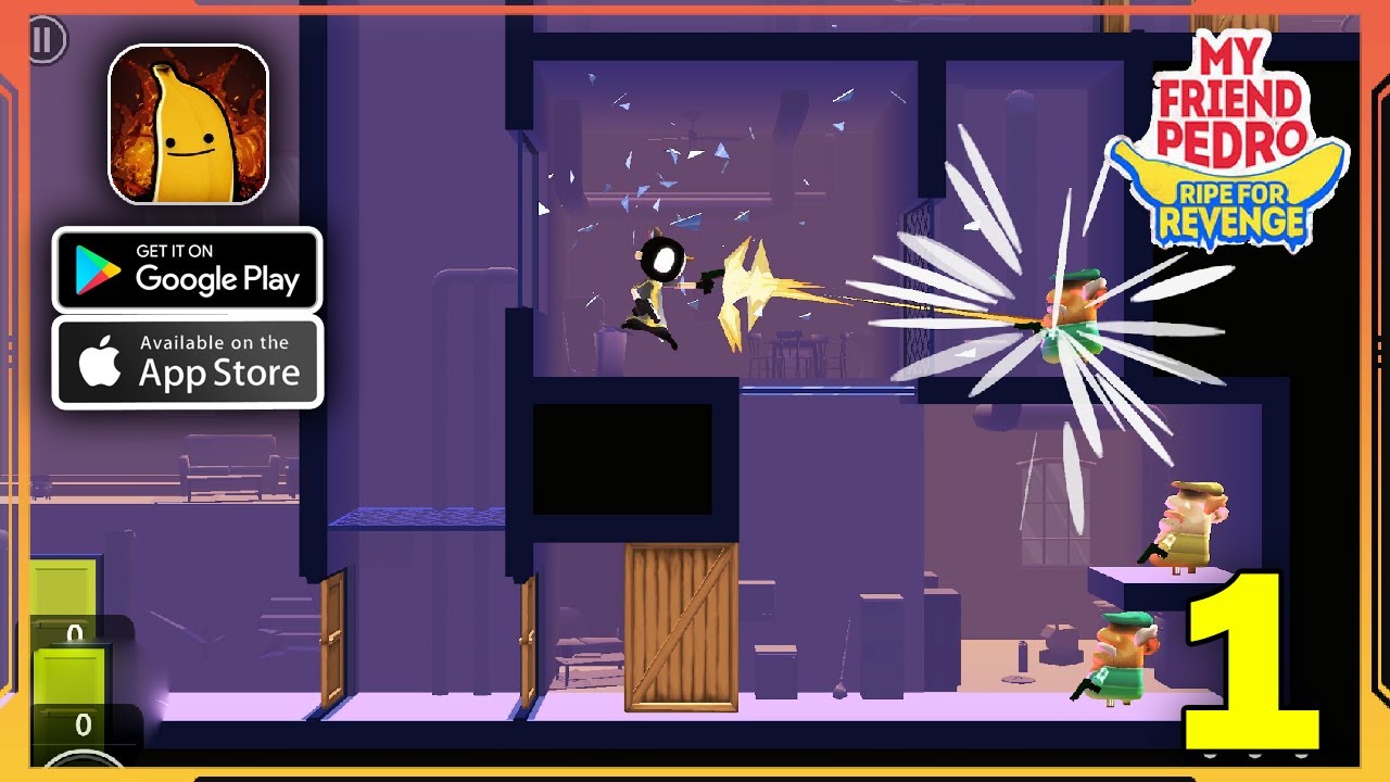 My Friend Pedro Mobile Gameplay Walkthrough (Android, iOS) - Part 1