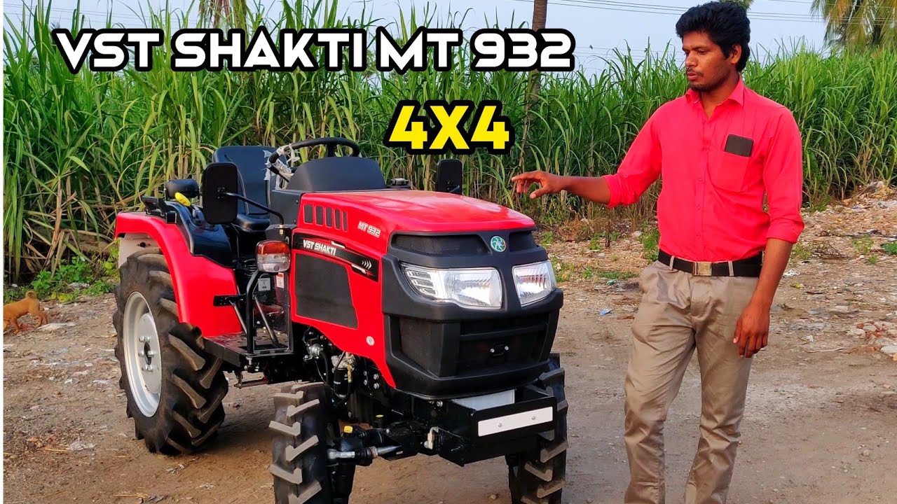 Новый мини-трактор VST Shakti MT 932 4wd. Полный обзор | Часть 01