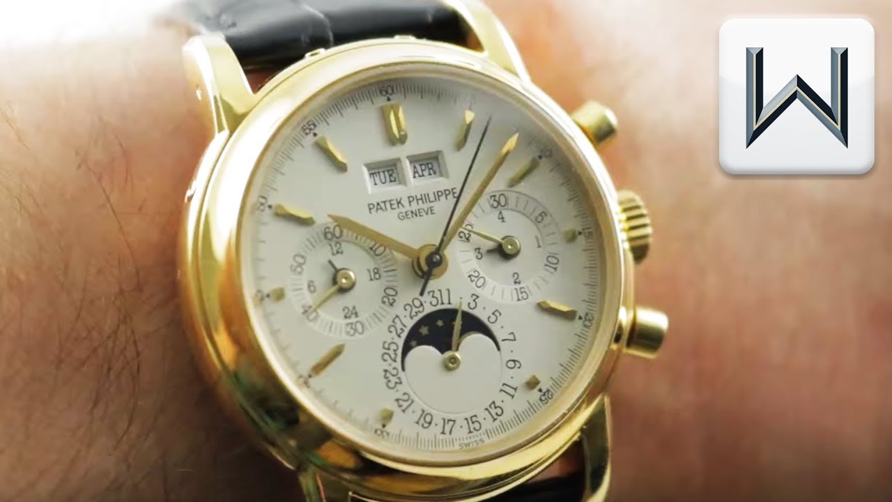 Patek Philippe 3970J Perpetual Calendar Chronograph Luxury Watch Review