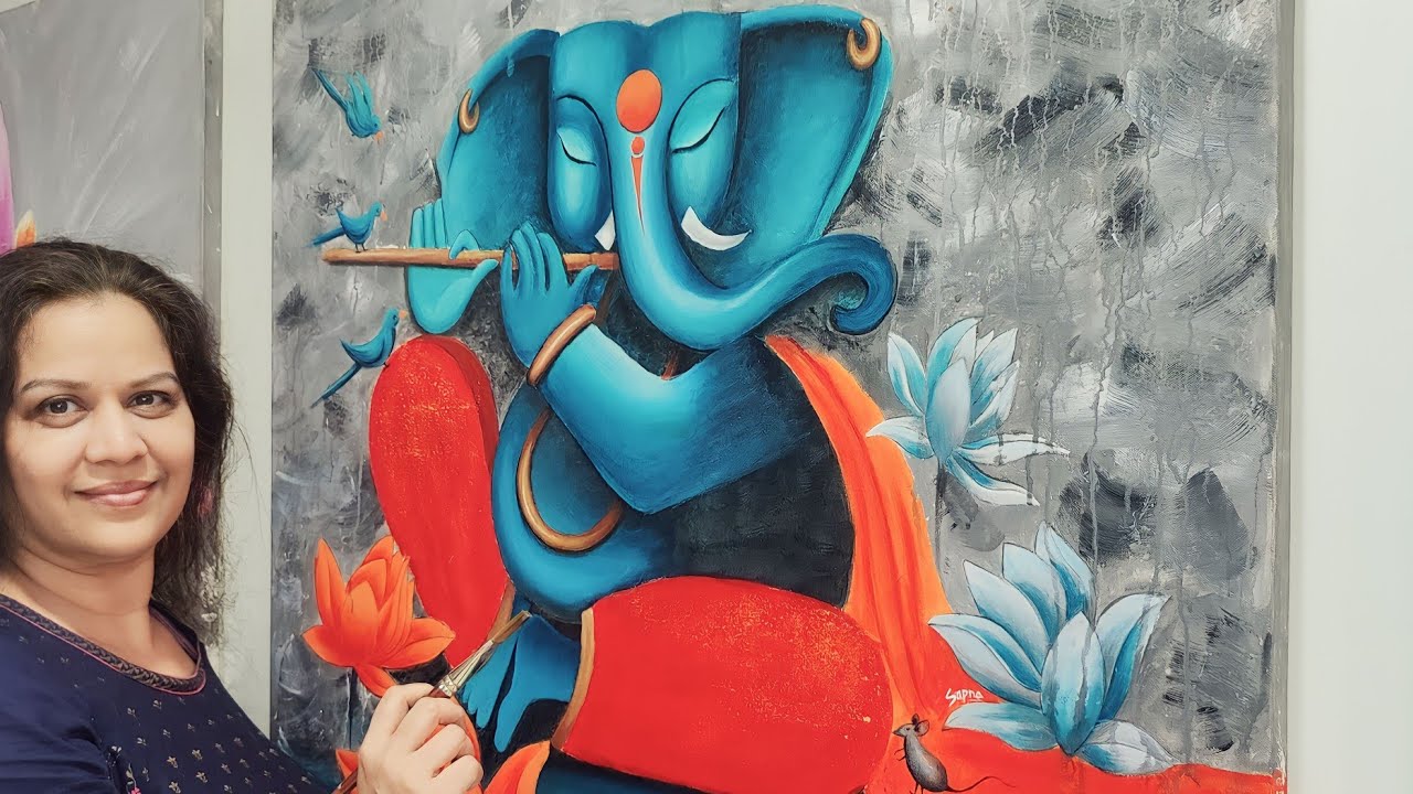 Ganesha painting #ganesha painting