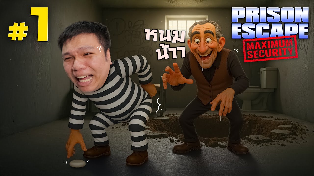 ช่วยด้วยย ลุงเหม็นโดนเซ็ตหย่อ #1  | HARD Prison Escape