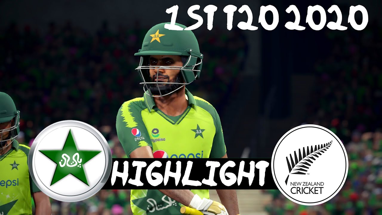 Pakistan vs New Zealand 1st T20 Match 2020 - Cricket 19 Gameplay 1080P 60FPS