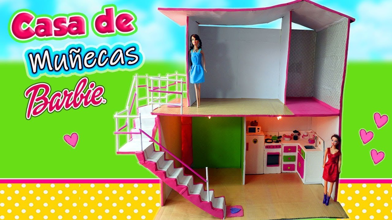 COMO HACER CASA DE MUÑECAS ⭐MANUALIDADES DIY