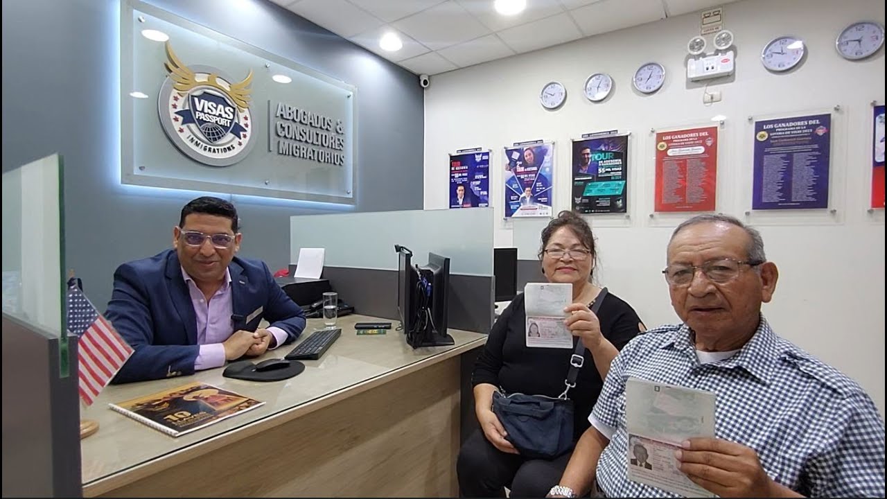 GANADORES LOTERIA DE VISAS, GUSTAVO Y GLORIA FAM. CHICCHON - PERÚ #DV2026 #loteriadevisas #dv2025