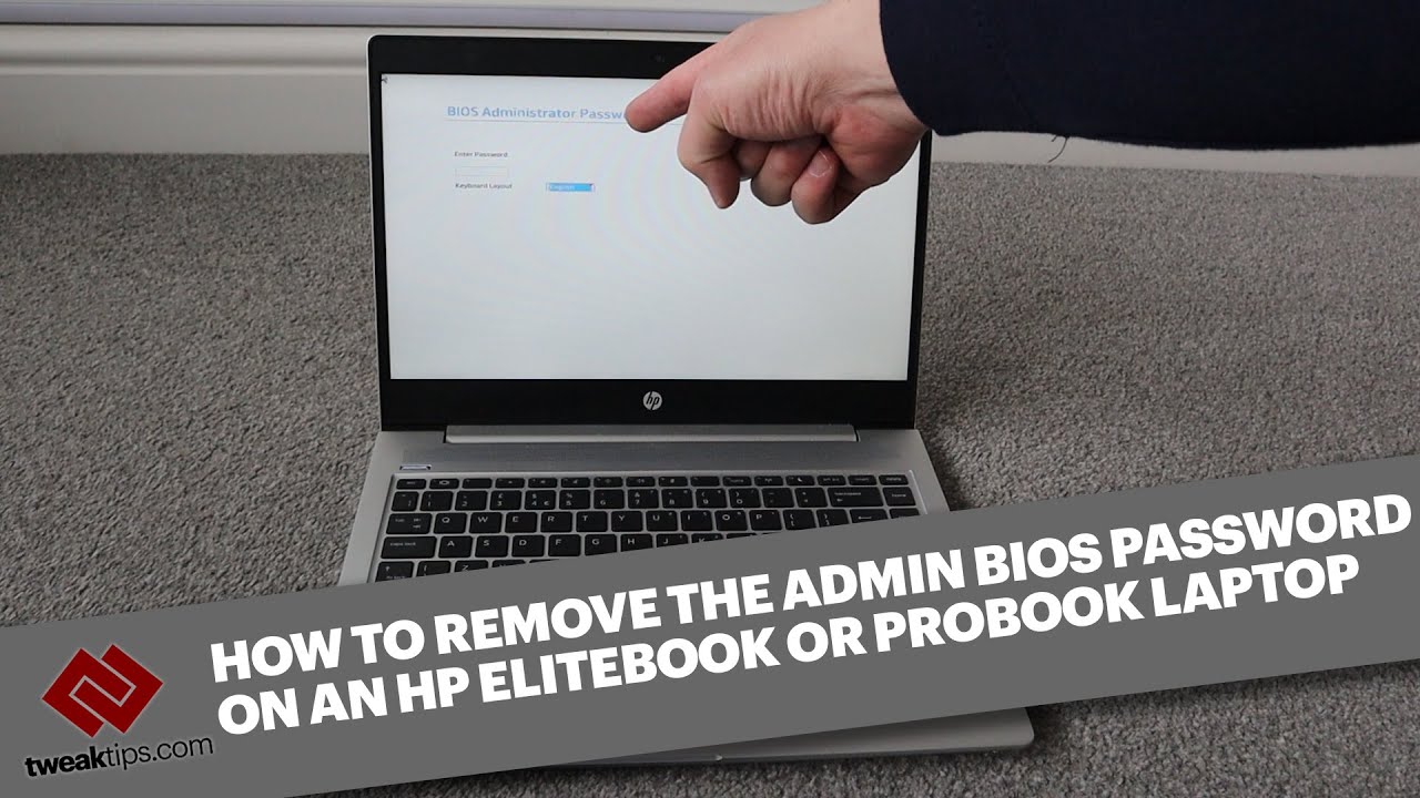 Как удалить пароль администратора BIOS на ноутбуке HP ProBook Elitebook 440 450 с помощью утилиты...