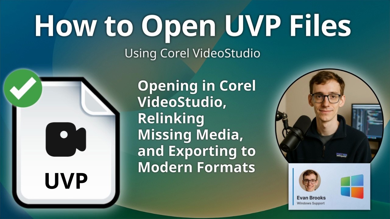 Как открыть файлы UVP (проект Ulead VideoStudio)