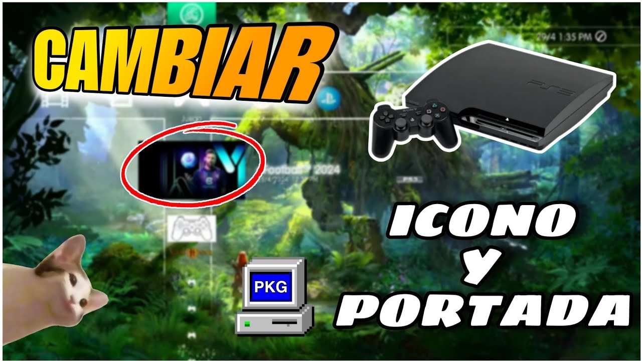 Como CAMBIAR el ICONO y PORTADA de cualquier JUEGO de PS3 en PKG | PASO a PASO