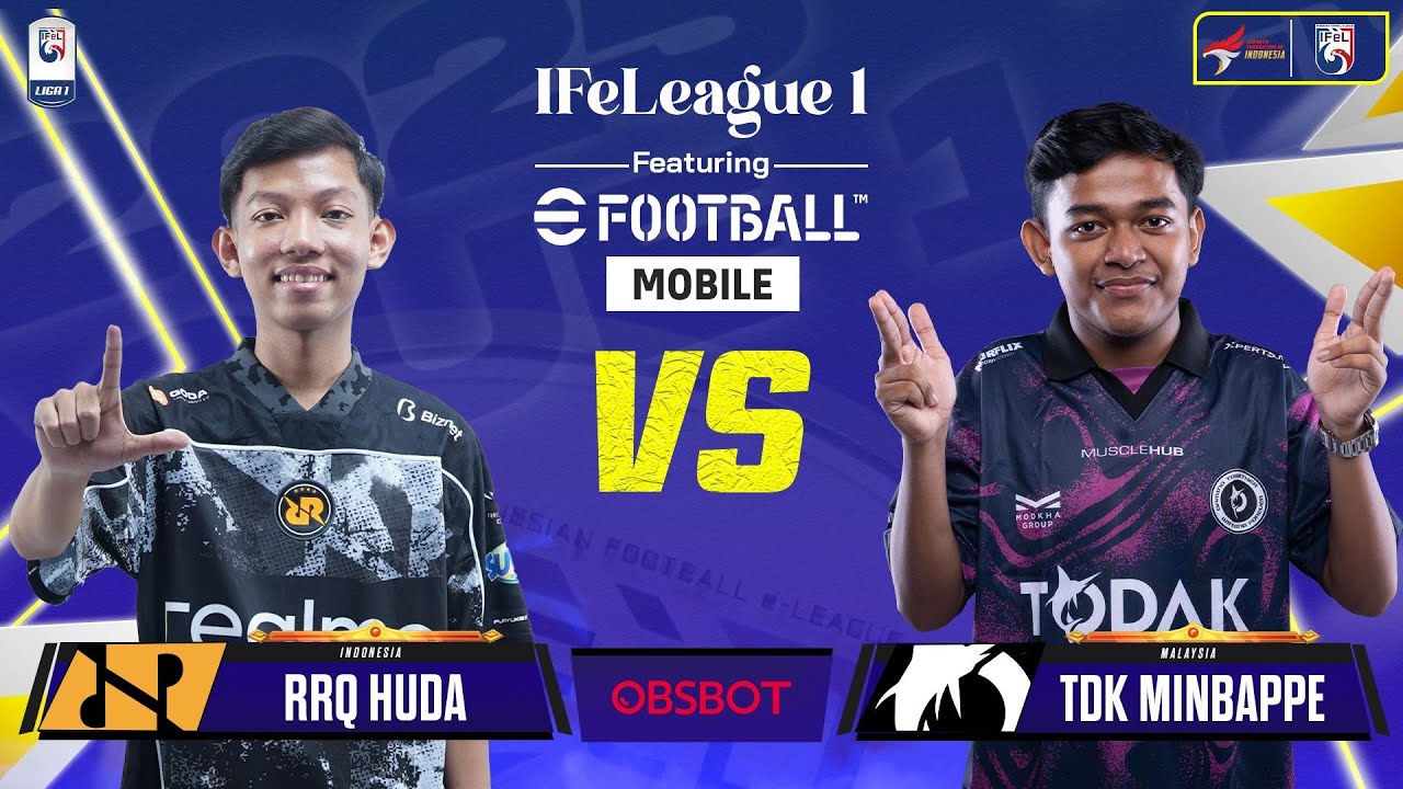 RRQ_Huda vs Todak_Minbappe | IFeLeague 1 ft. eFootball on Mobile | Matchweek 1