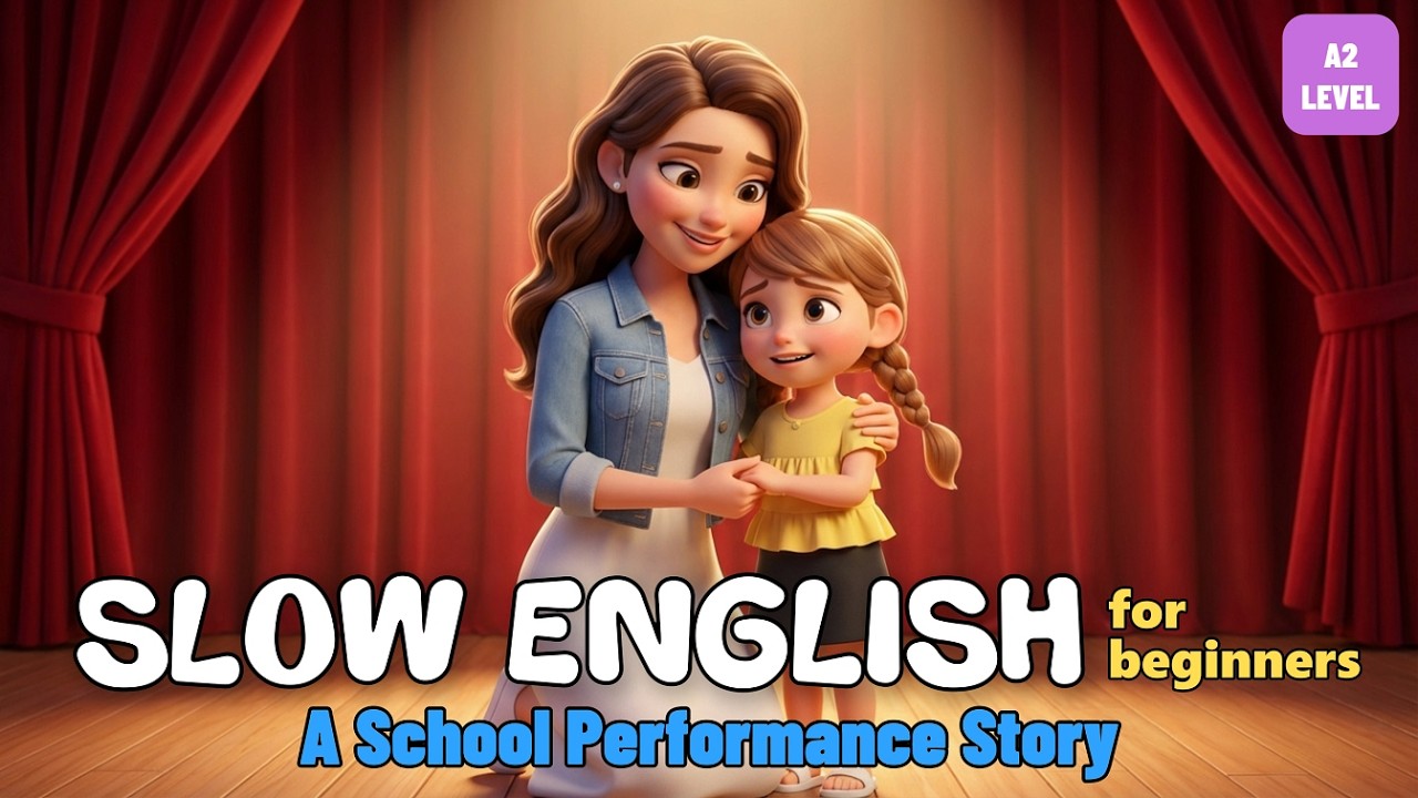 A Mother and Daughter’s School Story | Easy English Listening Lessons (A2 Level)
