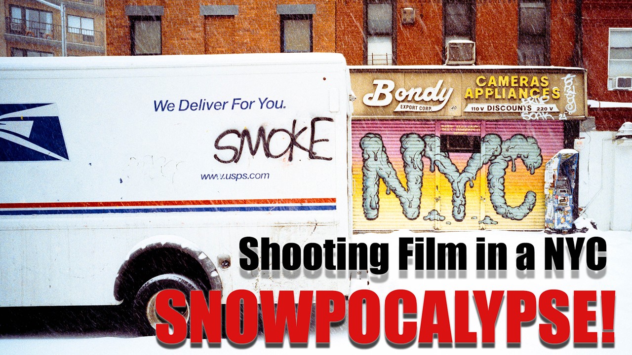 Shooting 35mm Film in a NYC Snowpocalypse !