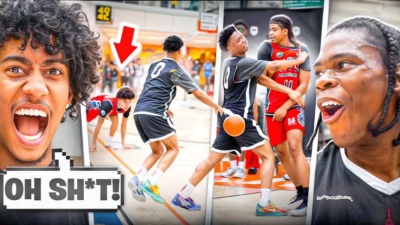 I TOOK MY AAU TEAM TO THE HOOD & FIGHT ALMOST BREAKS OUT!