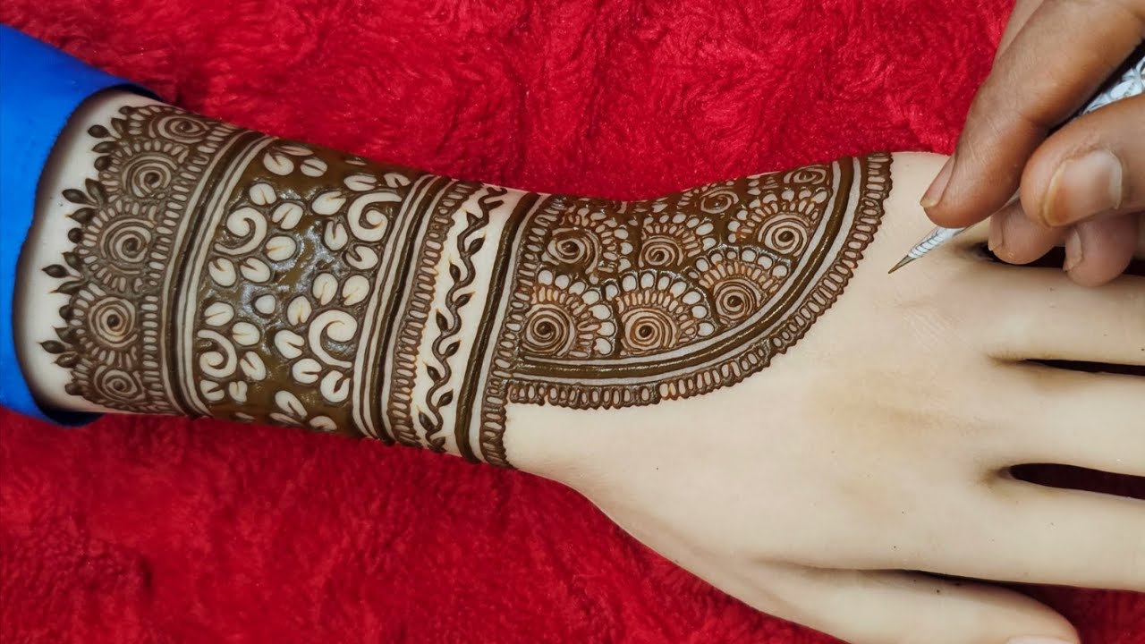Easy & simple very pretty full back hand mehndi design 2026/ New stylish latest mehandi/ mehandi