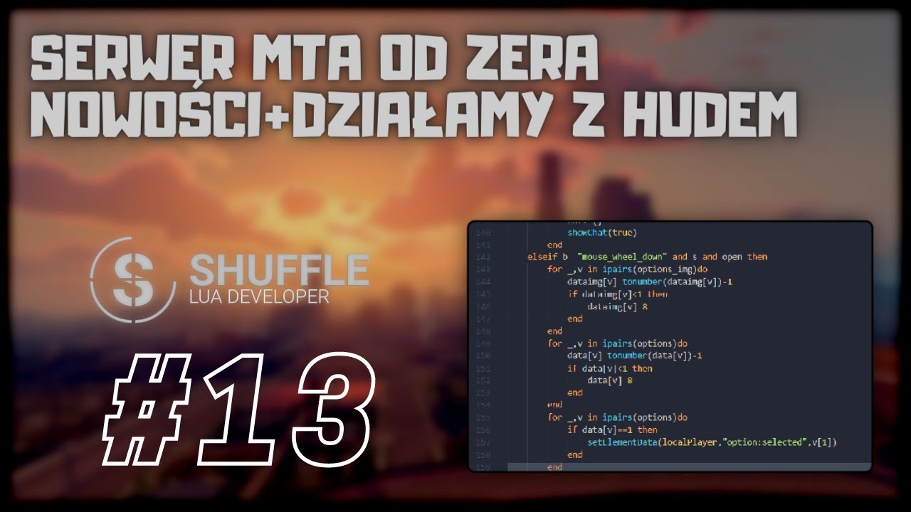 Serwer MTA od Zera | Nowości i działamy z HUD-em # 13