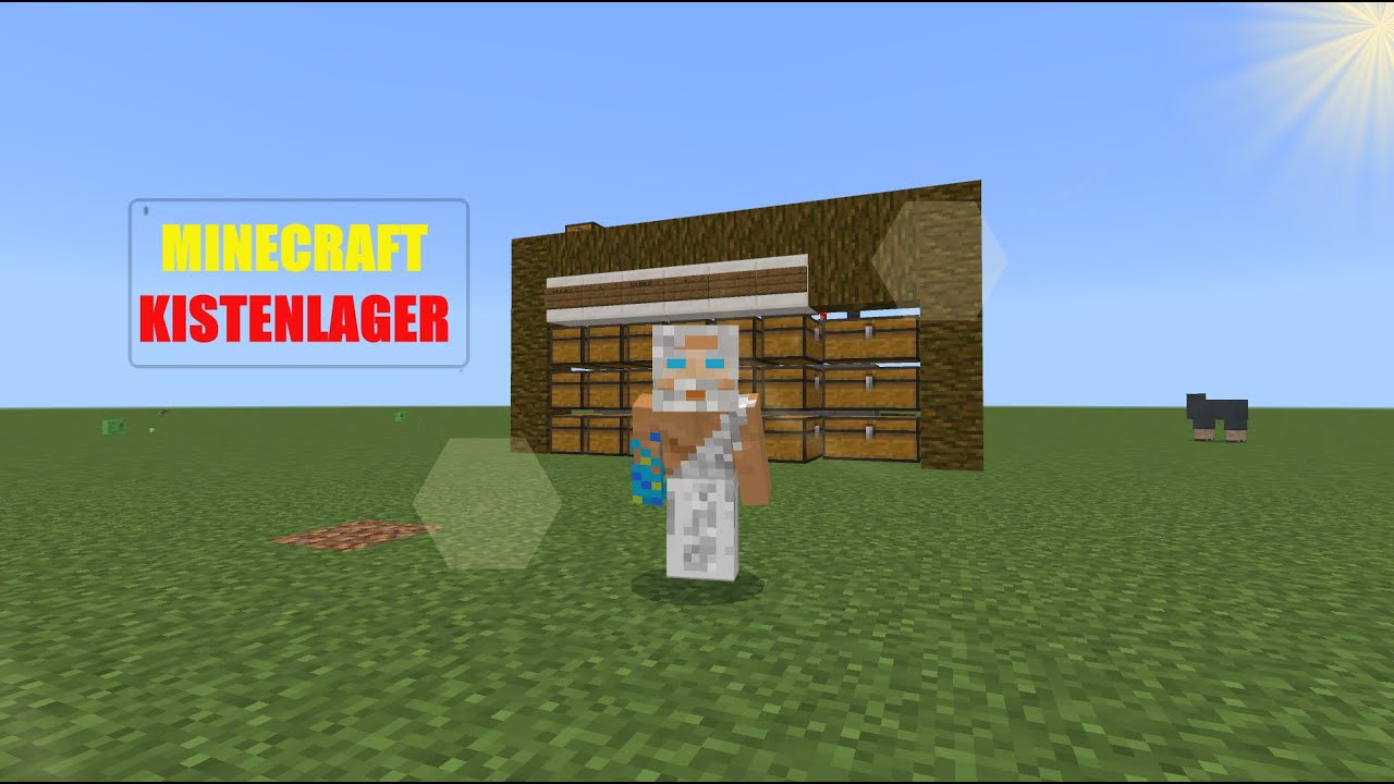 SCHNELL und EINFACH Automatisches Lager Bauen! Minecraft Bedrock 1.21