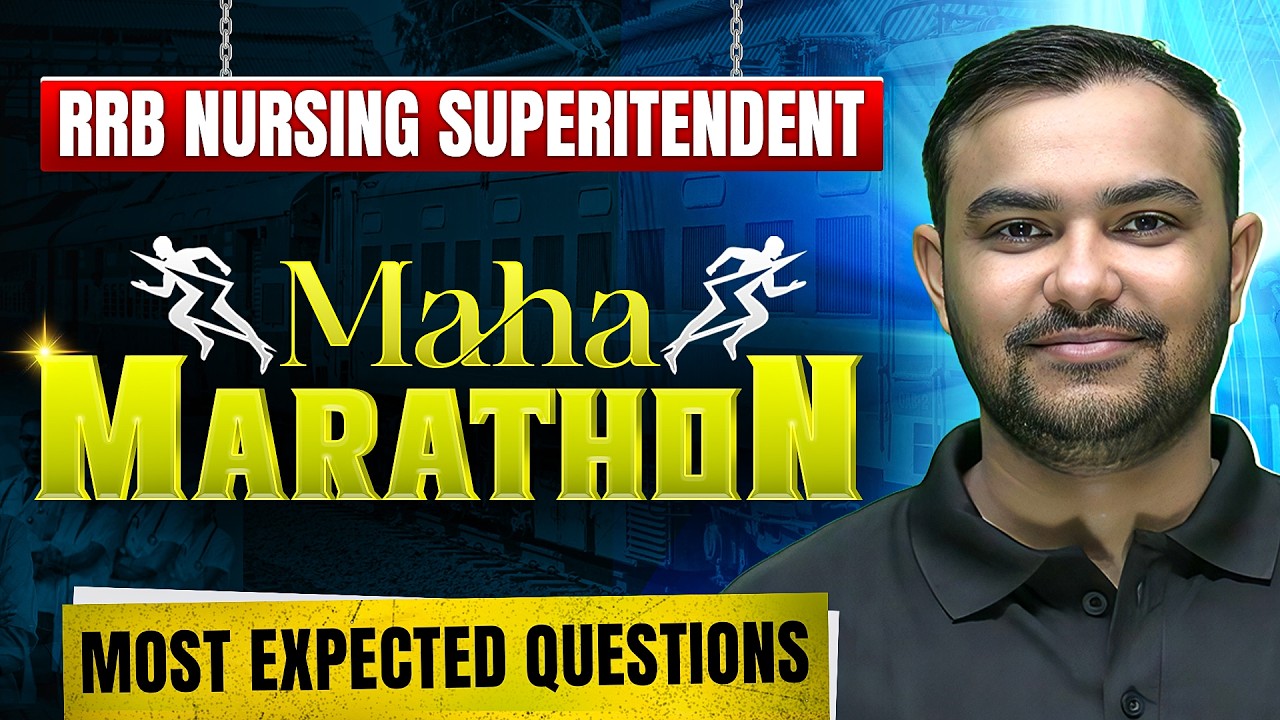 RRB Nursing Superintendent 2026 MAHA MARATHON | Lokesh Sir Live | Nursing Peeth Lucknow