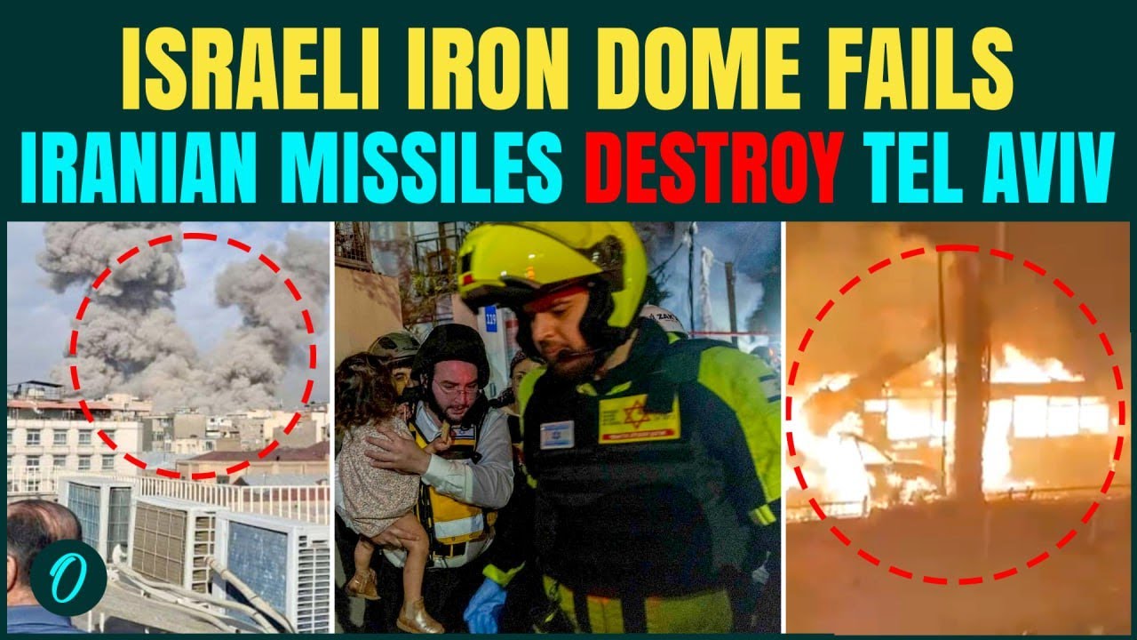 Iran BOMBS Tel Aviv- Israel BURNS as Fattah-2 Ballistic Missiles Hit Tel Aviv| Iron Dome FAILS?