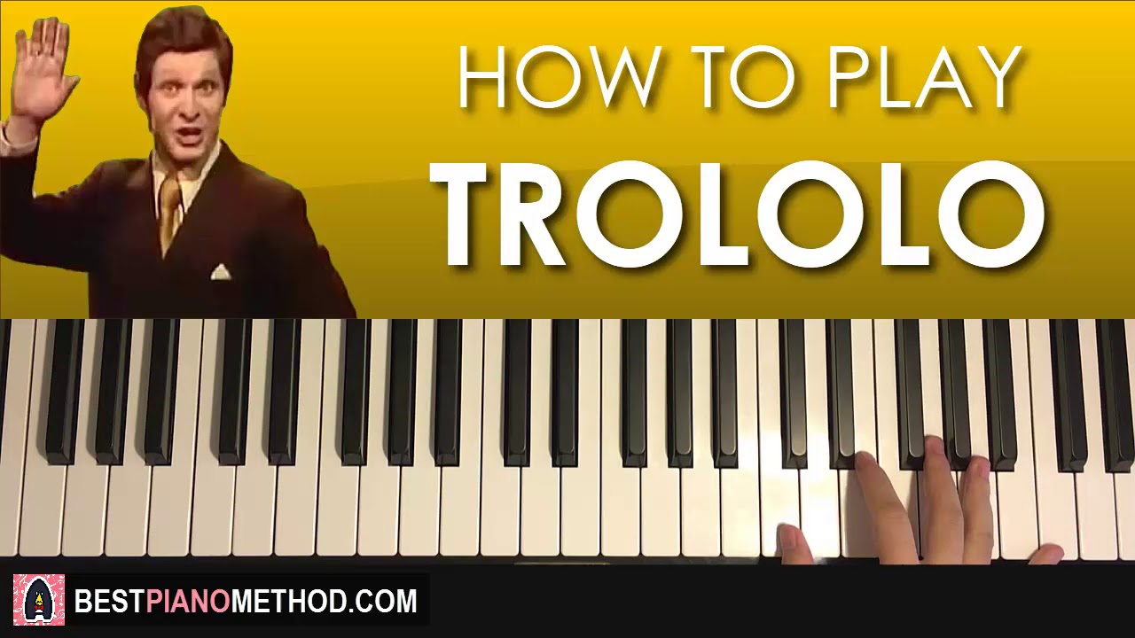 HOW TO PLAY - Trololo Song (Piano Tutorial Lesson)