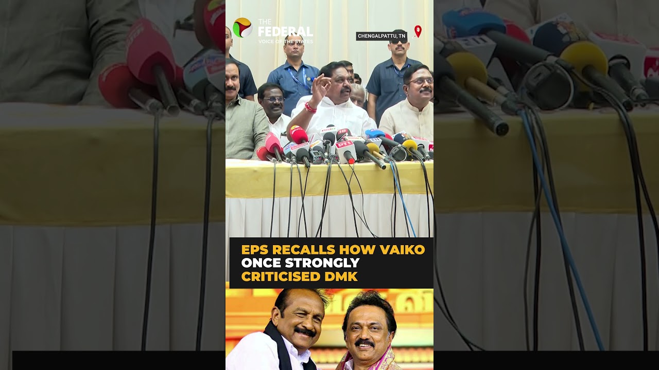 &lsquo;Politics and alliances can change&rsquo;: EPS, on joining hands with TTV Dhinakaran | #shorts