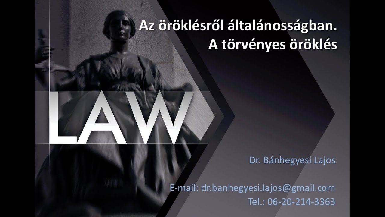 Törvényes öröklés