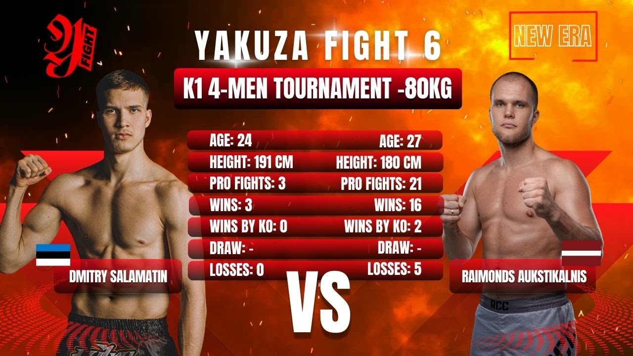 Yakuza Fight 6 NEW ERA: Dmitry Salamatin vs Raimonds Aukstikalnis │FULL FIGHT│