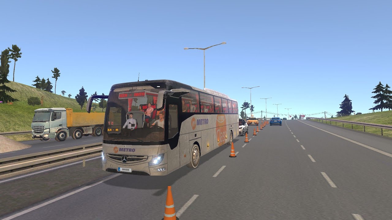 Mercedes benz tourismo ile ONLİNE sefer BİDAHA ONLİNE SEFER GİRMEM Otobüs simulator ultimate 