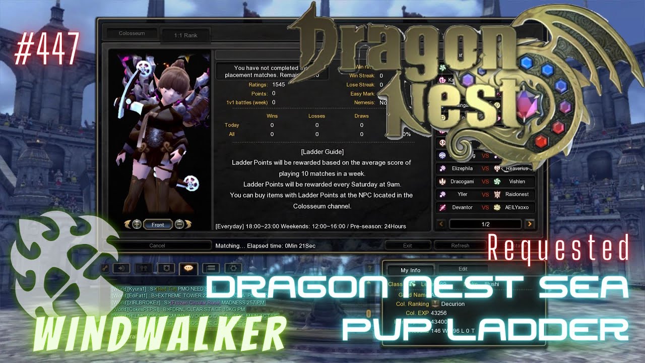 #447 Windwalker ~ Dragon Nest SEA PVP Ladder -Requested-
