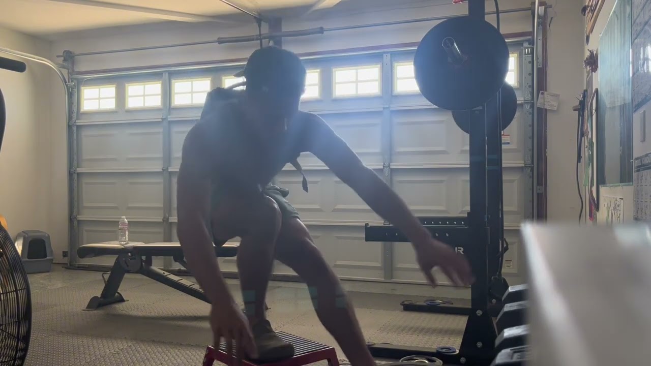 Weighted Vest Calf Workout