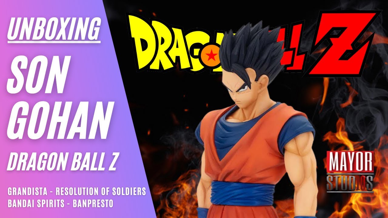 SON GOHAN GRANDISTA DRAGON BALL Z RESOLUTION OF SOLDIERS / BANDAI SPIRITS - BANPRESTO!! UNBOXING!!