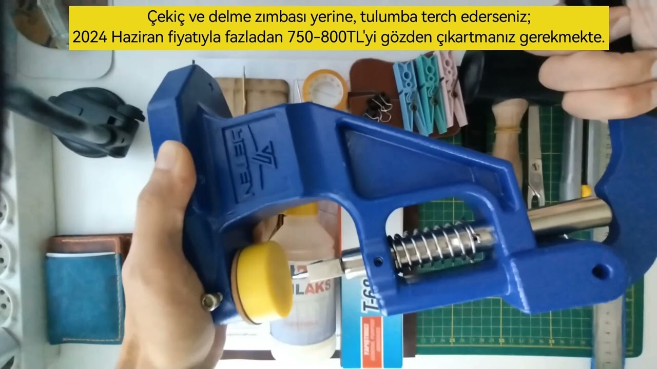 Deri C&uuml;zdan ve Deri Hobi Seti (Gerekli Malzemeler)
