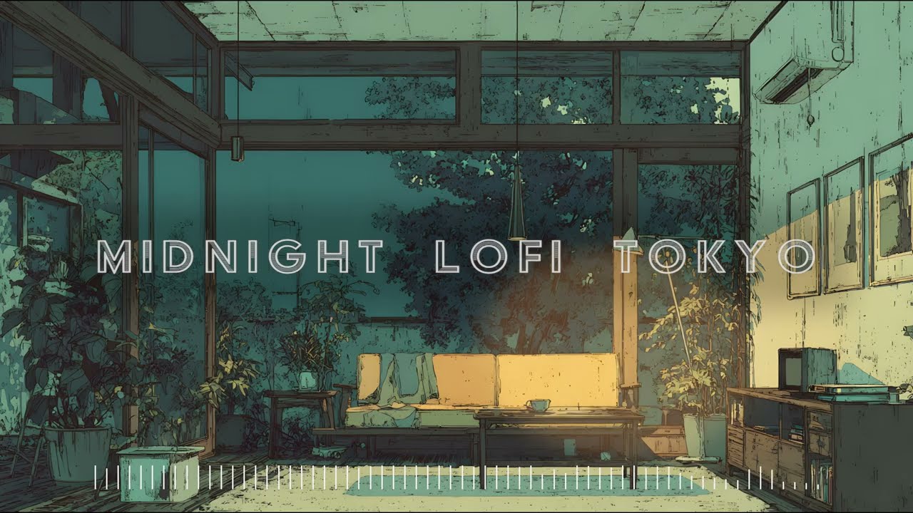 Smooth Lofi Jazz for Late Night Unwind and Relaxation (3 Hours) | Midnight Lofi Tokyo