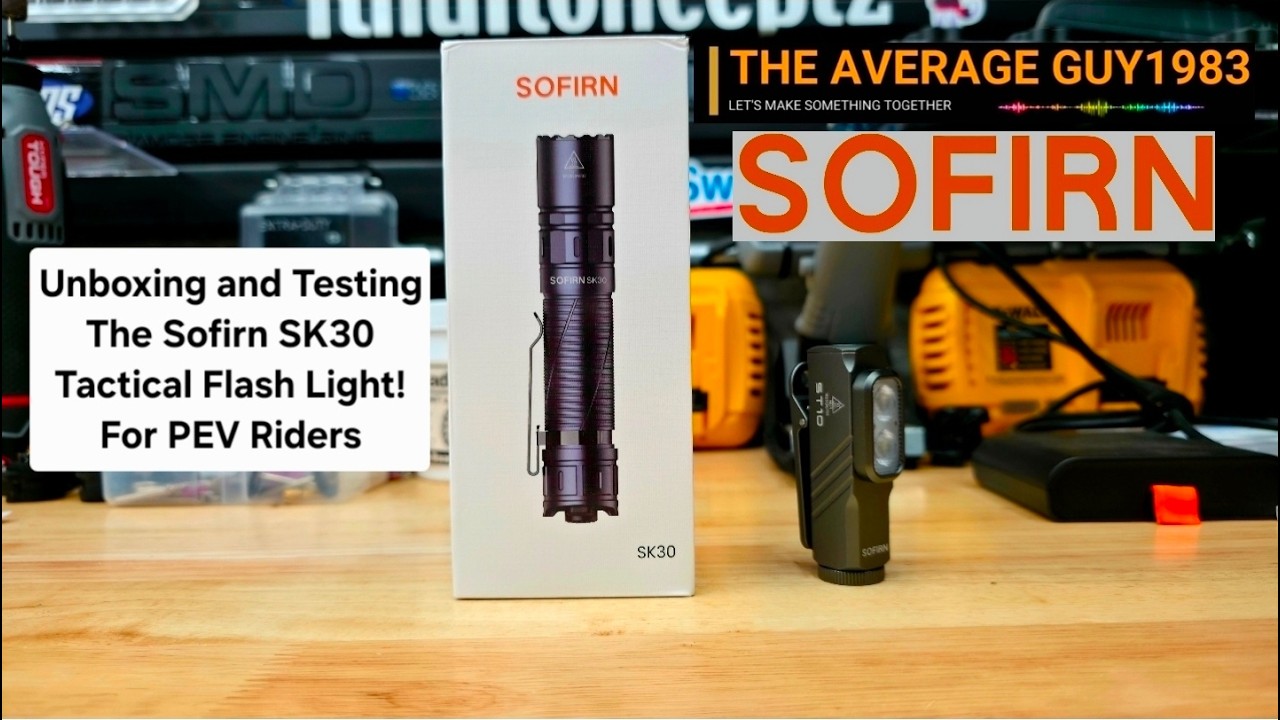 The Sofirn SK30 Tactical Light Unboxing & Test