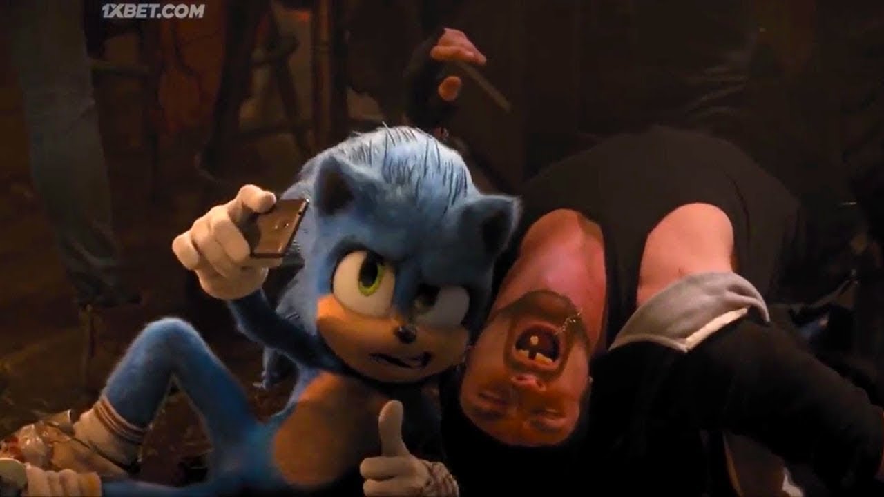Sonic Bar Fight Scene - Sonic The Hedgehog (2020) 4K Movie Clip