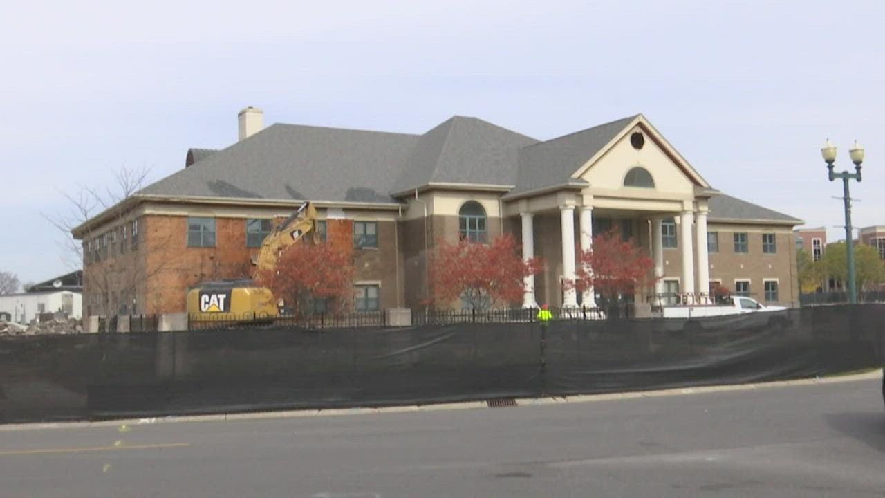 Fishers City Hall demolition