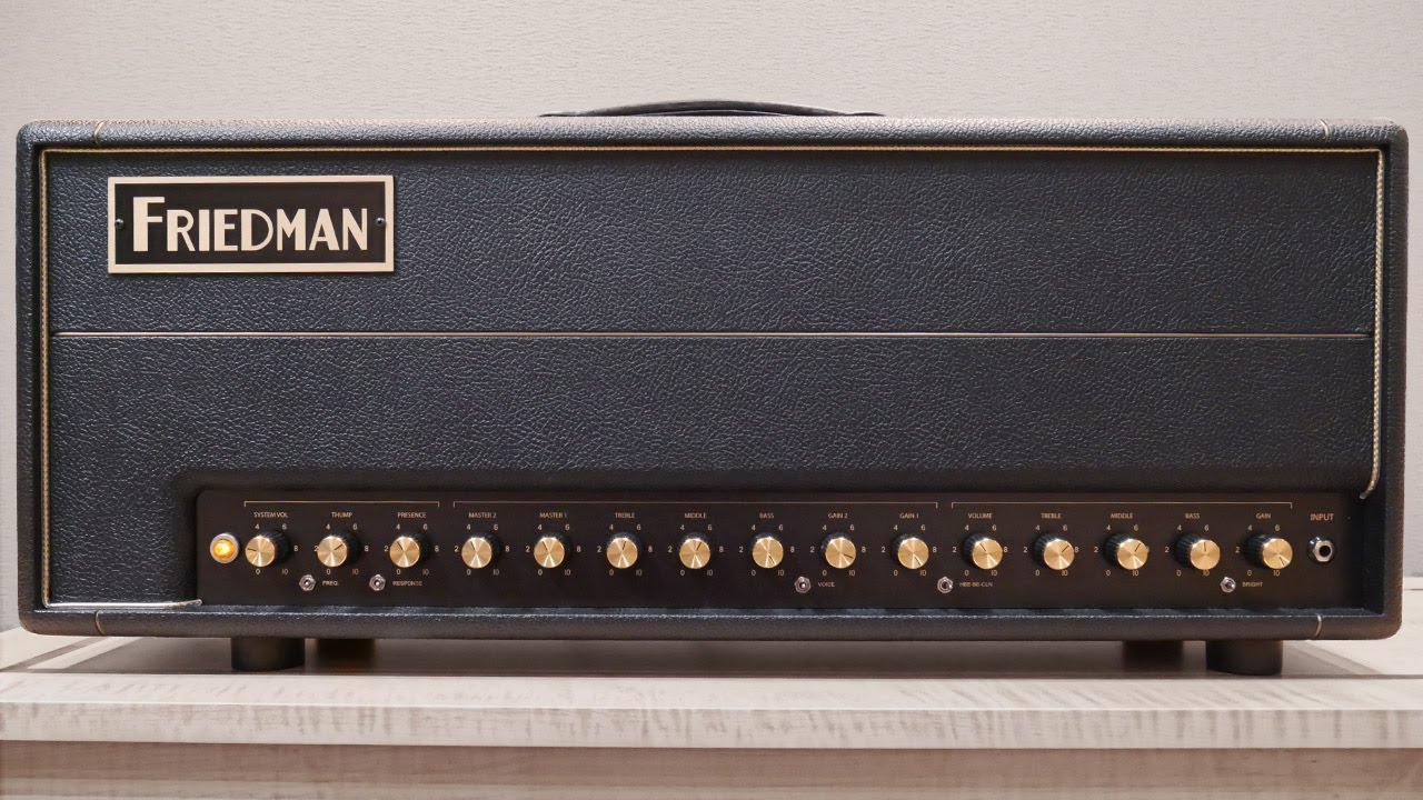 Friedman BE100 Deluxe 3-Channel 100w Tube Head