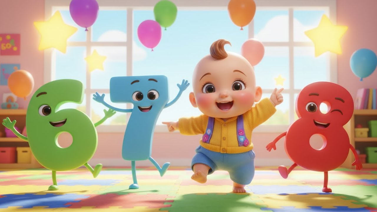 Big and Small Numbers Song | kids nursery rhymes | Baby Song, Learn Numbers & Sizes for Toddlers 🔢🎵